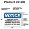 Signmission 18 in Height, 24 in Width, Vinyl Decal, Rectangle OS-2PACK-NS-D-1824-L-13270 - alternate 3
